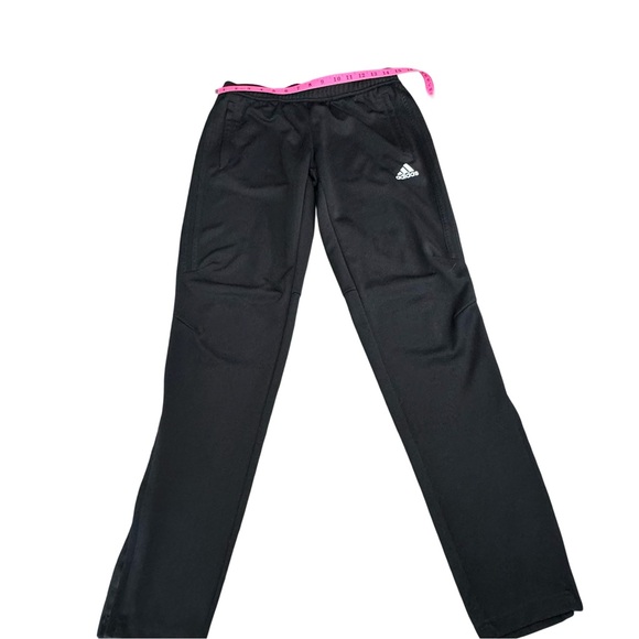 adidas Women's Track Pant Leg Zips Size M Black Climacool - Picture 2 of 9